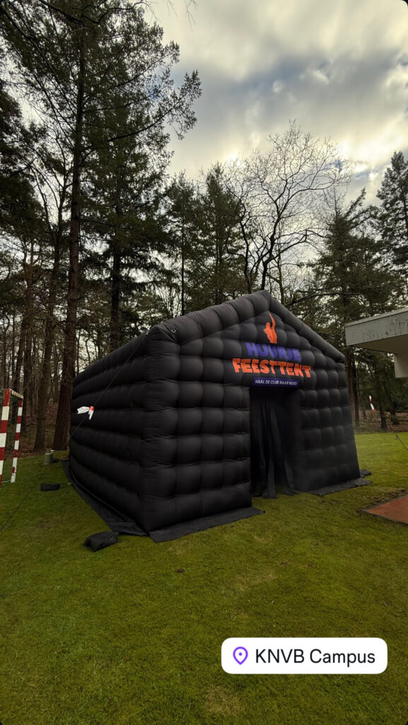 opblaasbare partytent of disco tent huren