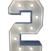 Lichtbak cijfer huren