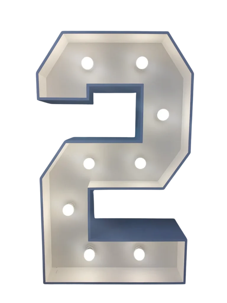 Lichtbak cijfer huren