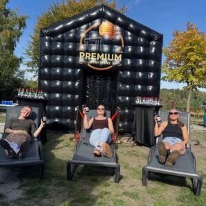 Opblaasbare partytent 5x4x4,3m
